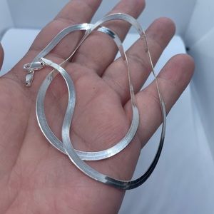 Sterling Silver Herringbone Chain